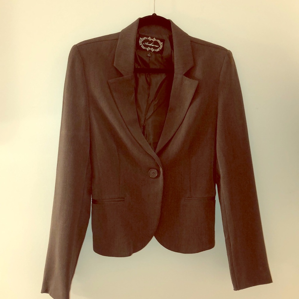 Gray blazer